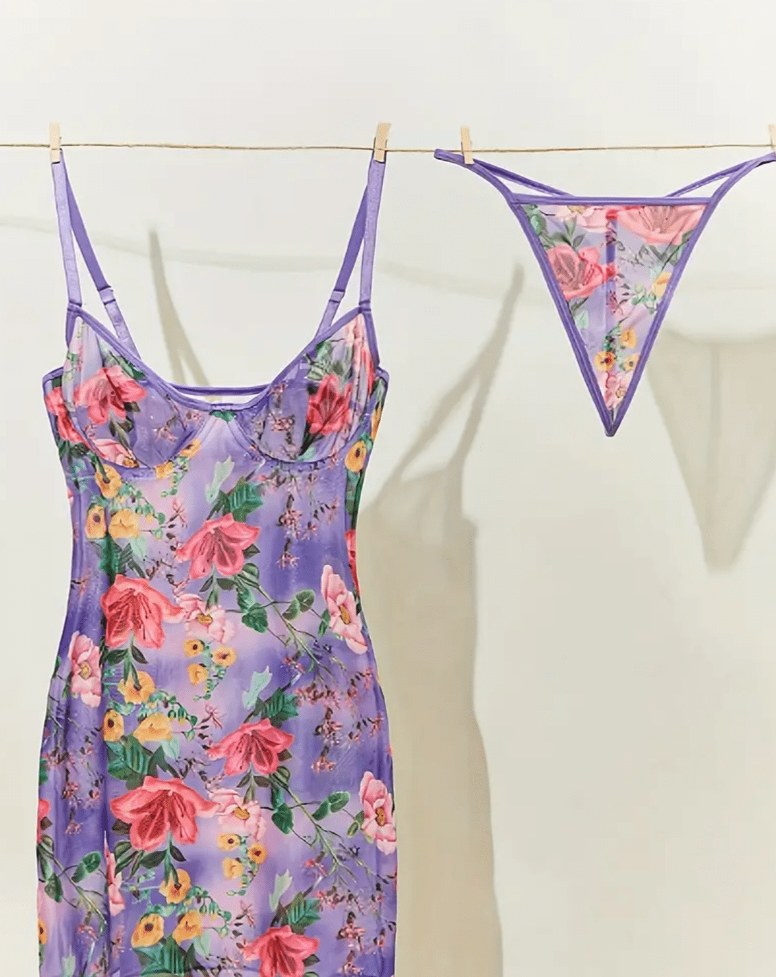 purple negligees