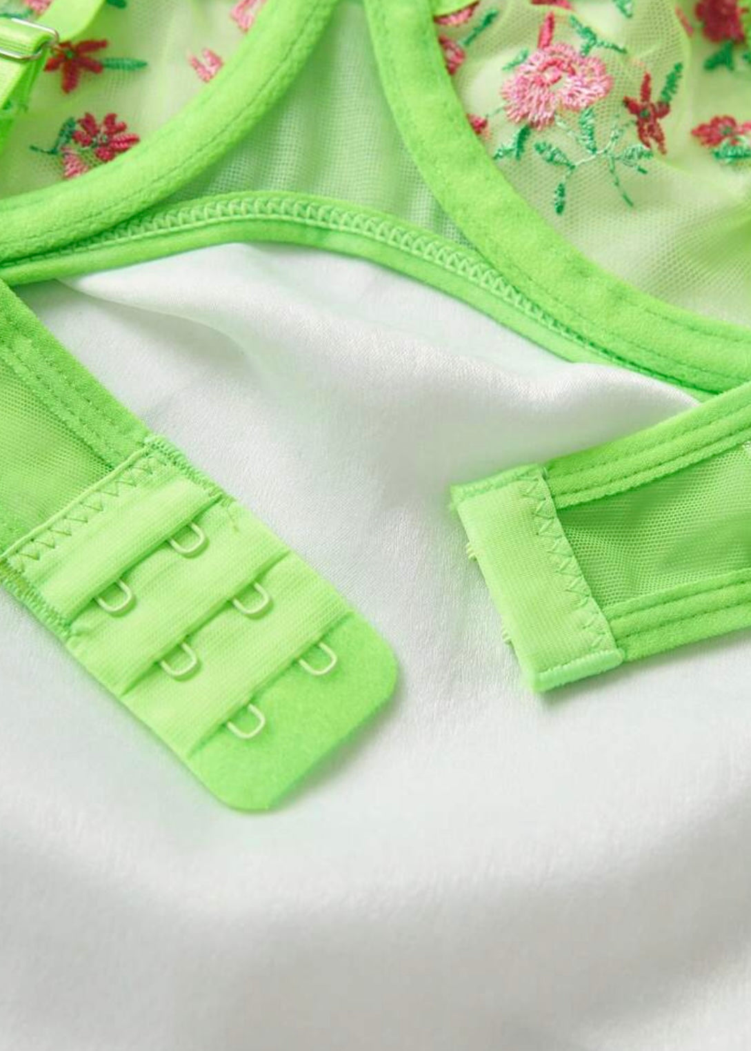 Lime Green Neon Lingerie Set - Self Care Shop