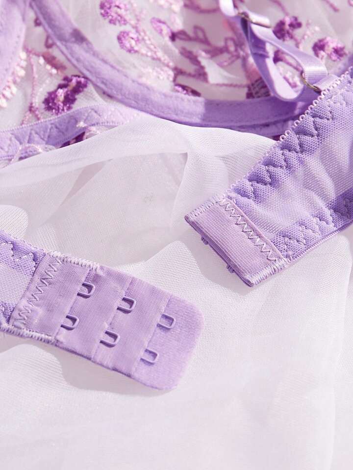 purple bra