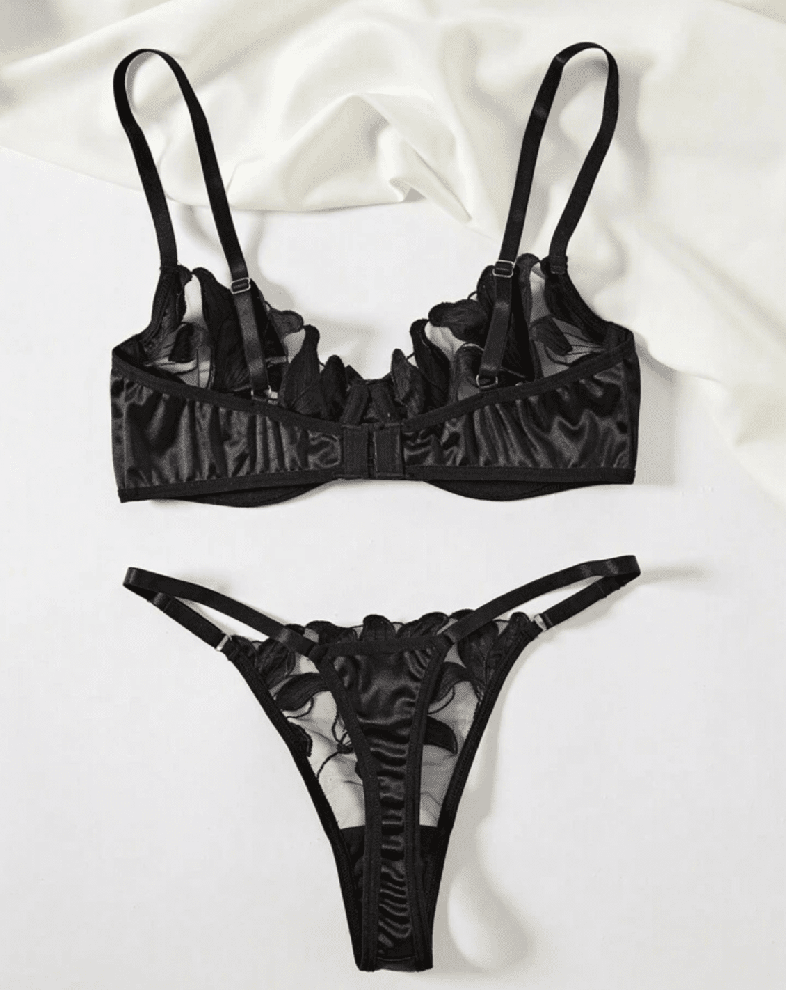 black lingerie set