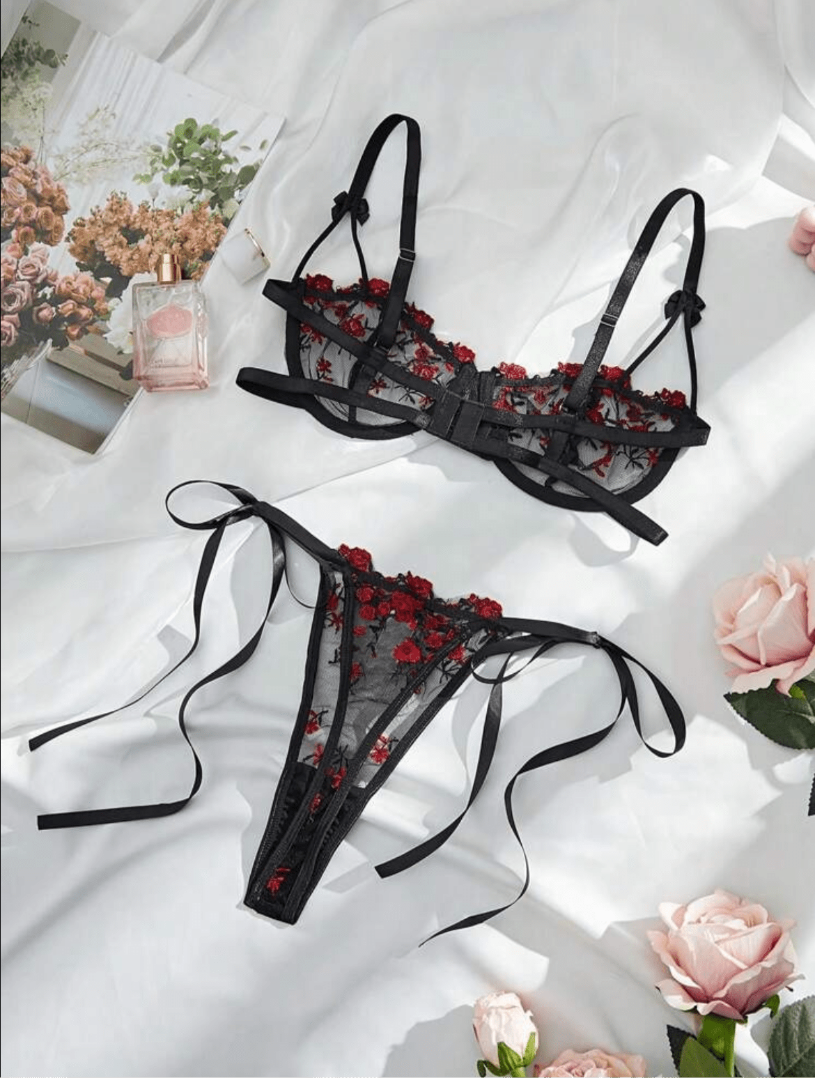 black lingerie