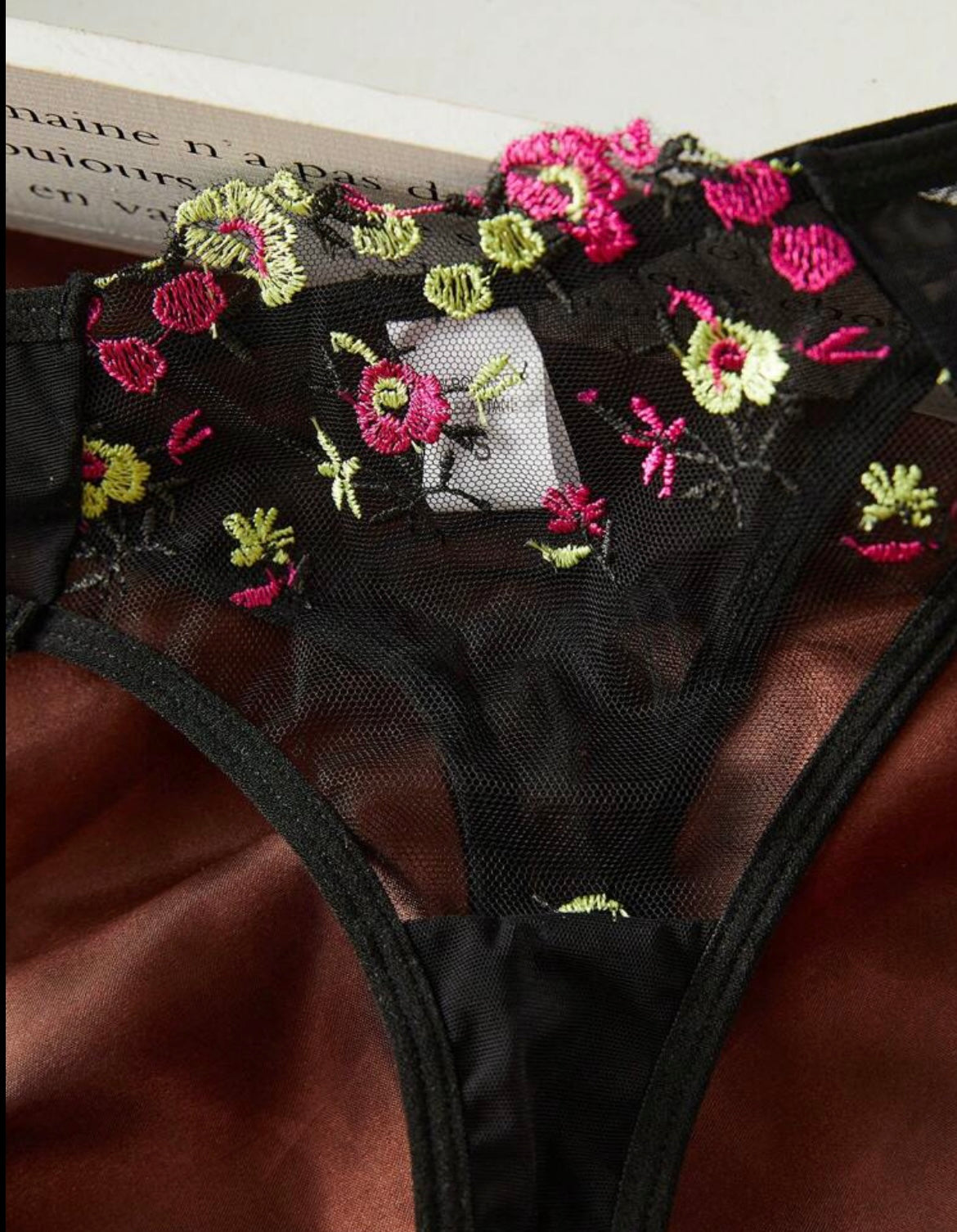 black thong