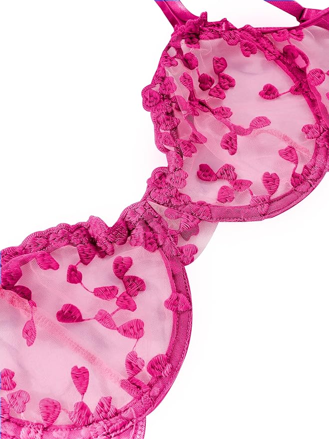 Pink Lingerie Set Womens Intimates Apparel