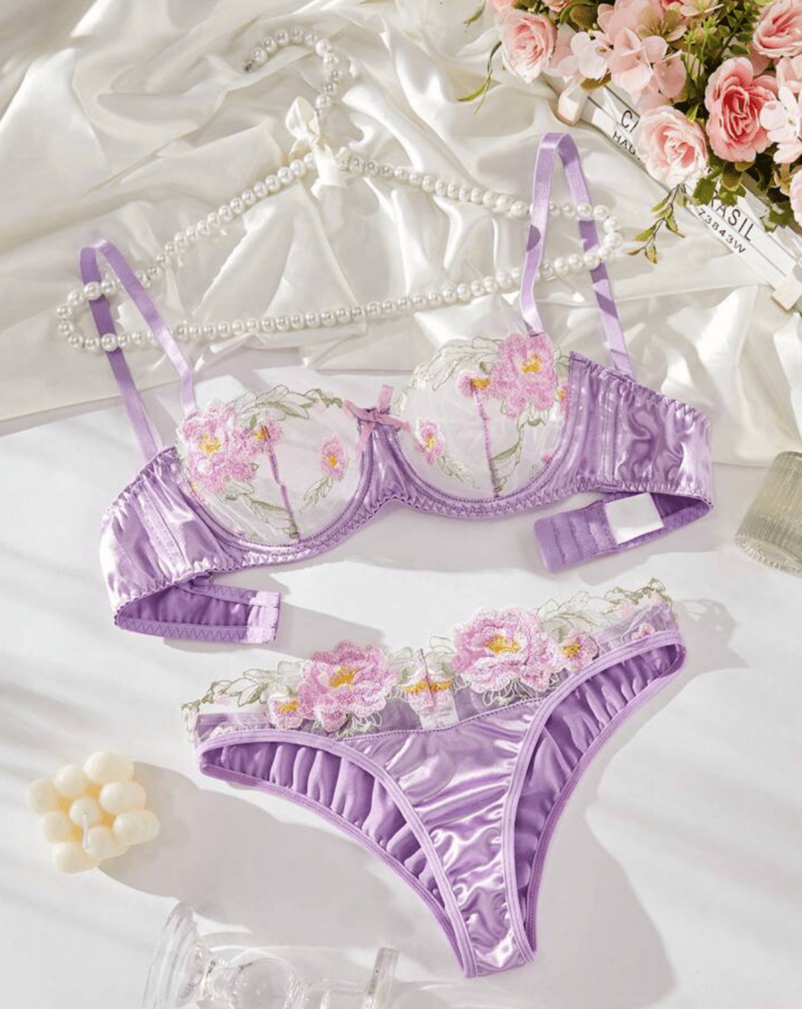 SOFT PURPLE LINGERIE