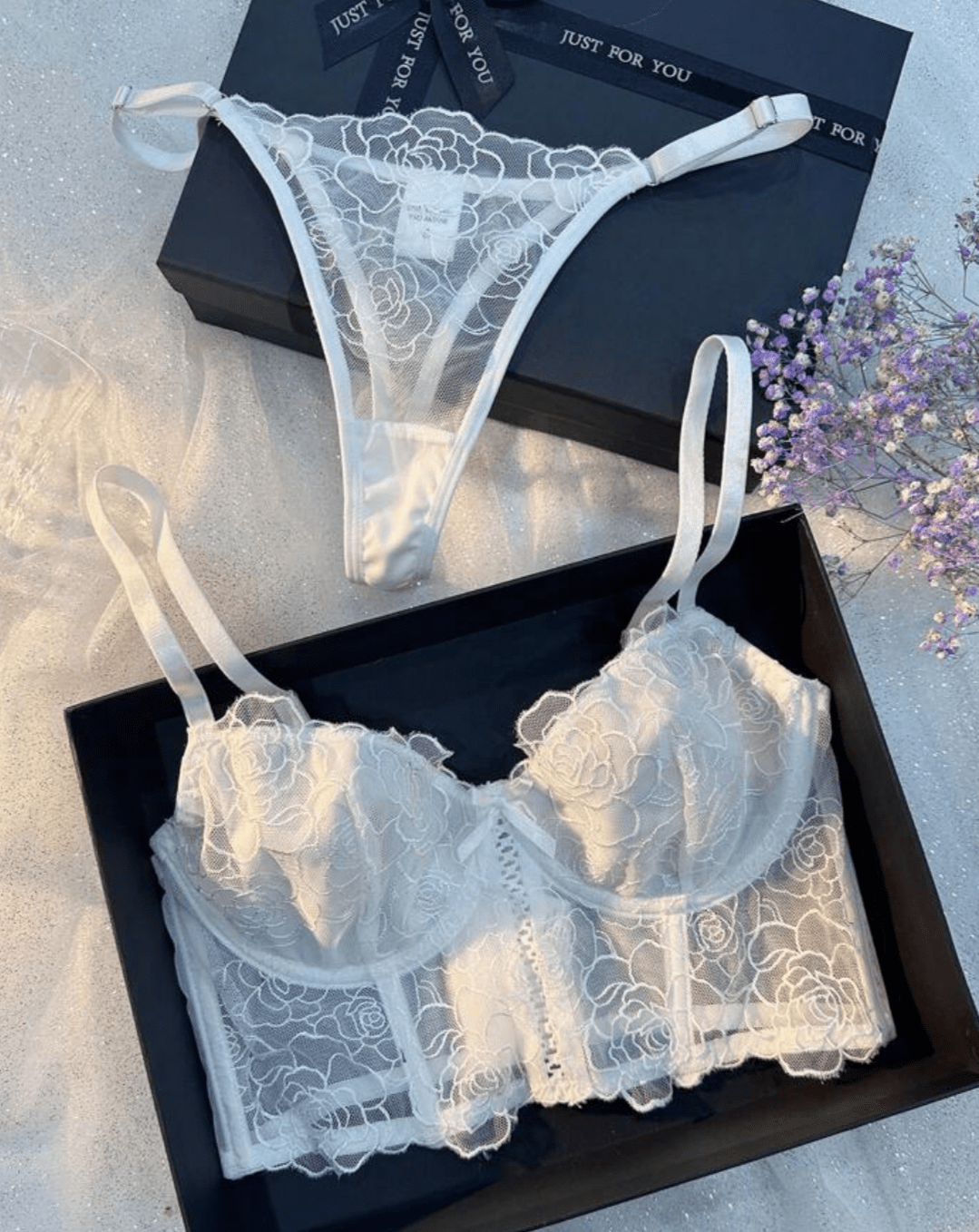 white lingerie set wedding lingerie