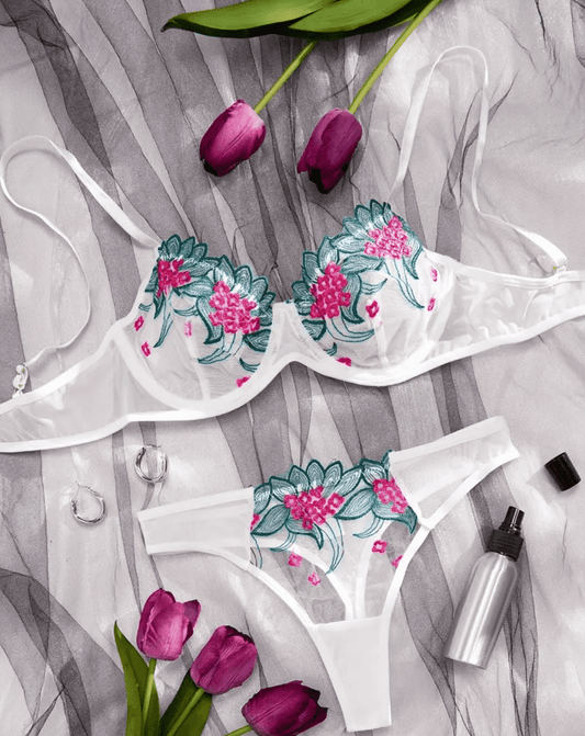 dark green lingerie set