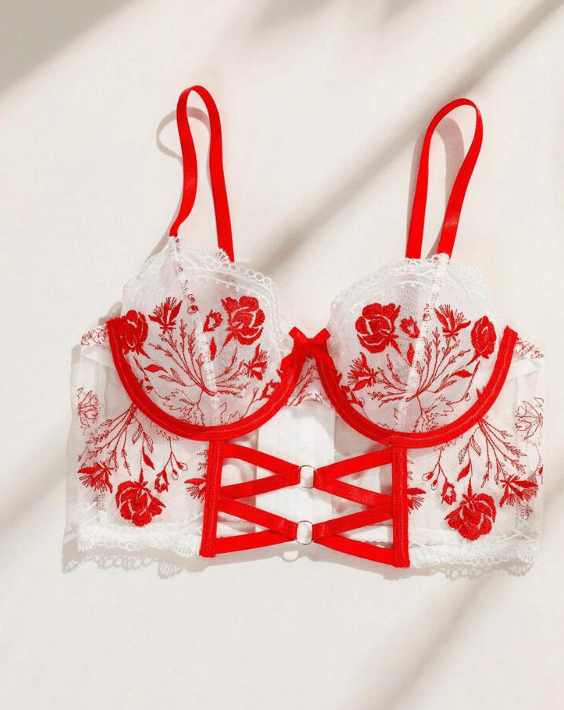 red bustier corset lingerie negligees