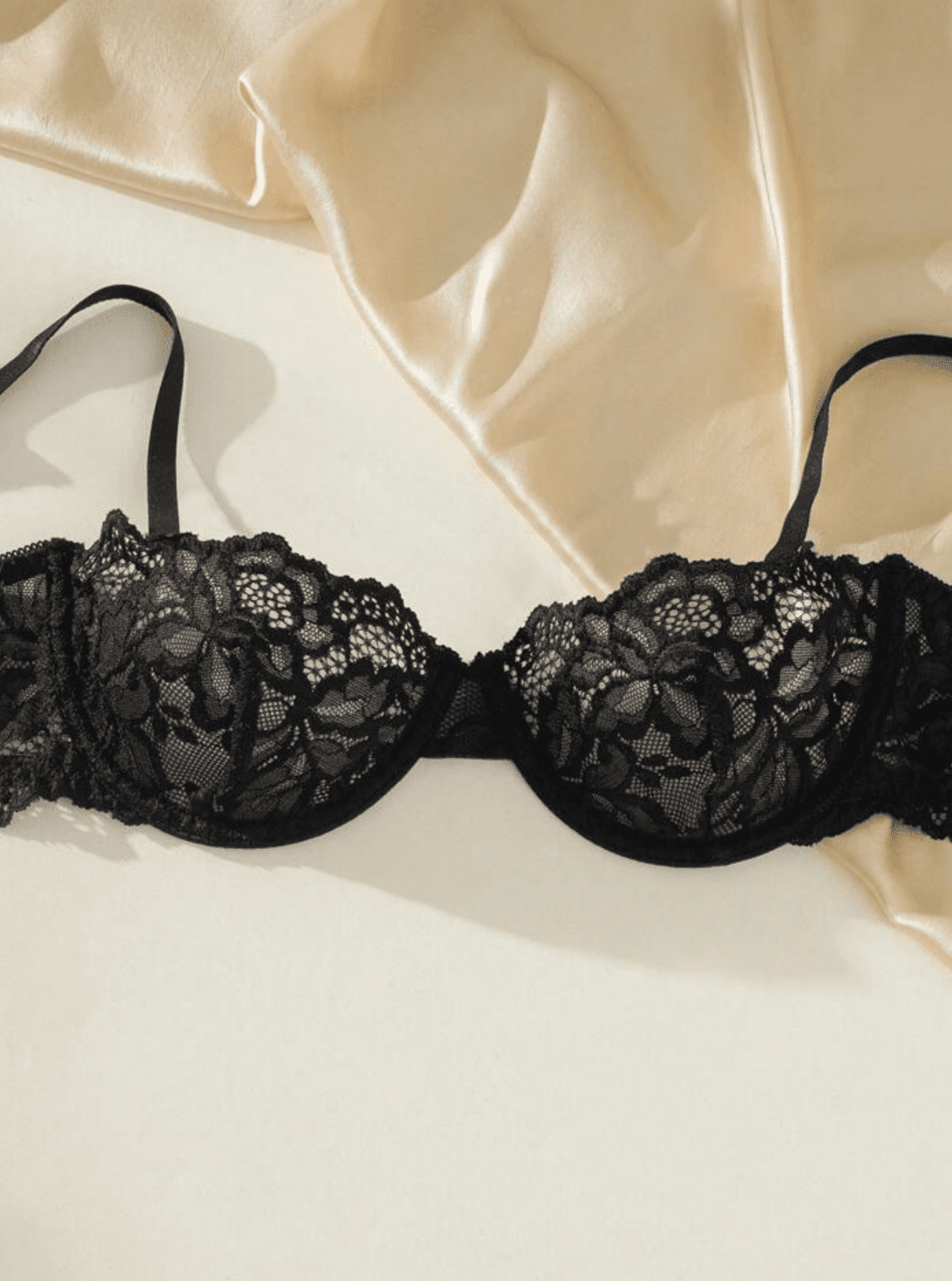 black lace bra negligees