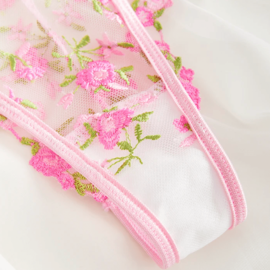 sexy underwear pink lace