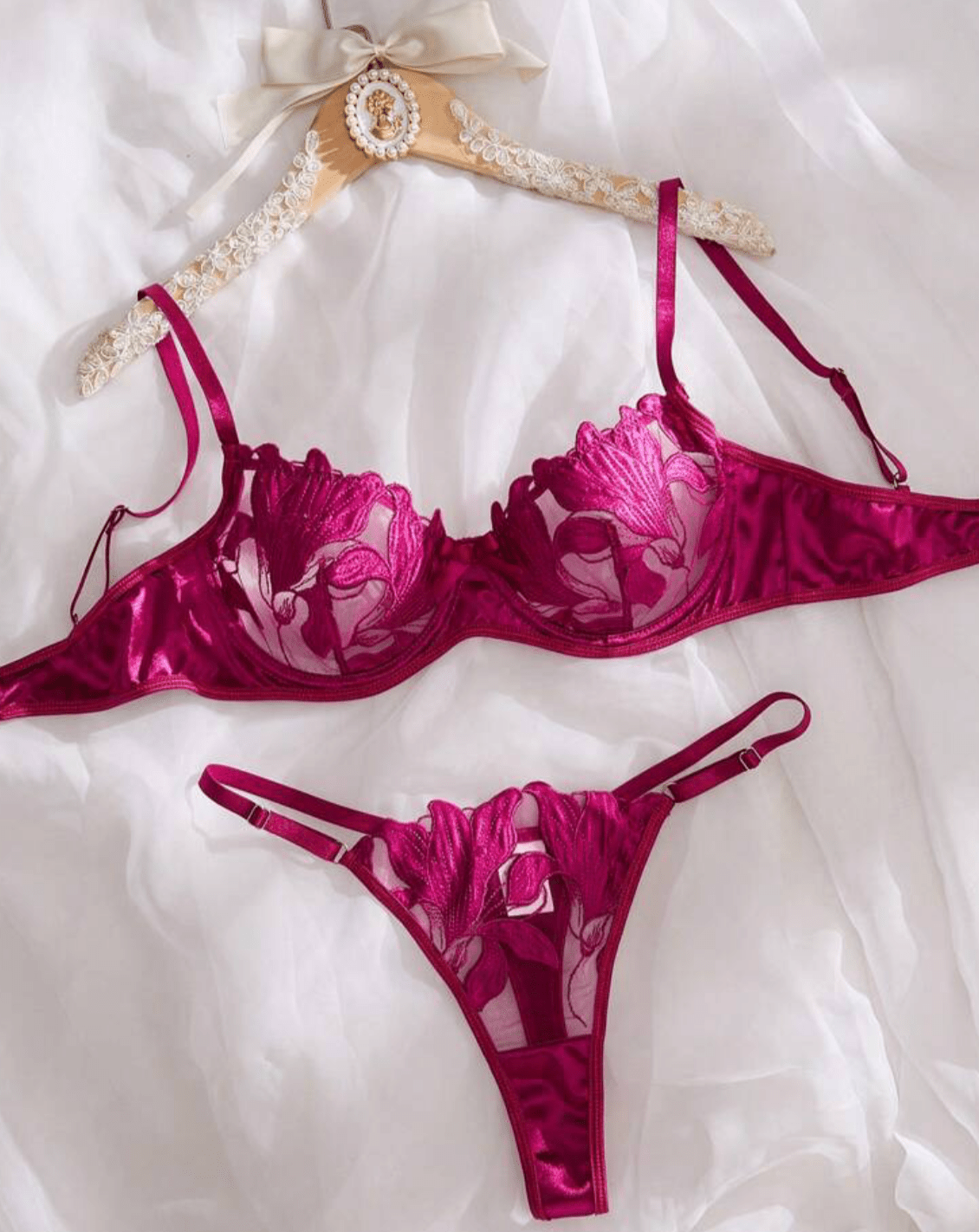 fuchsia lingerie