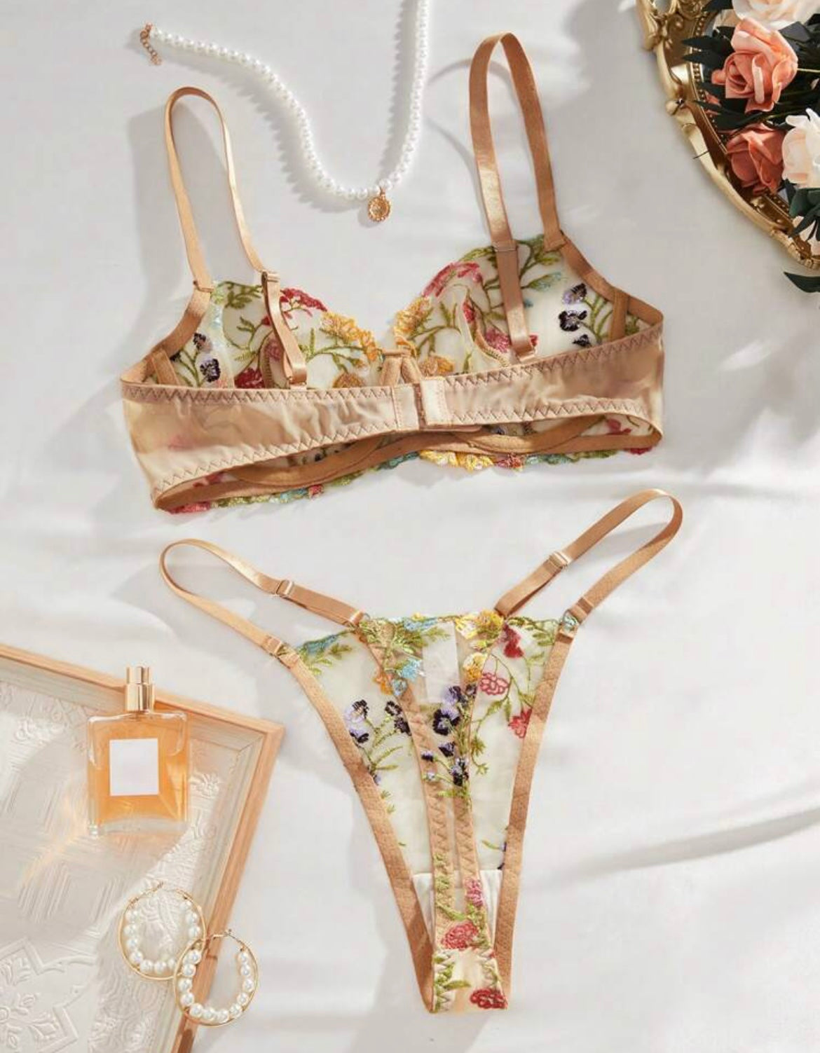 brown lingerie set