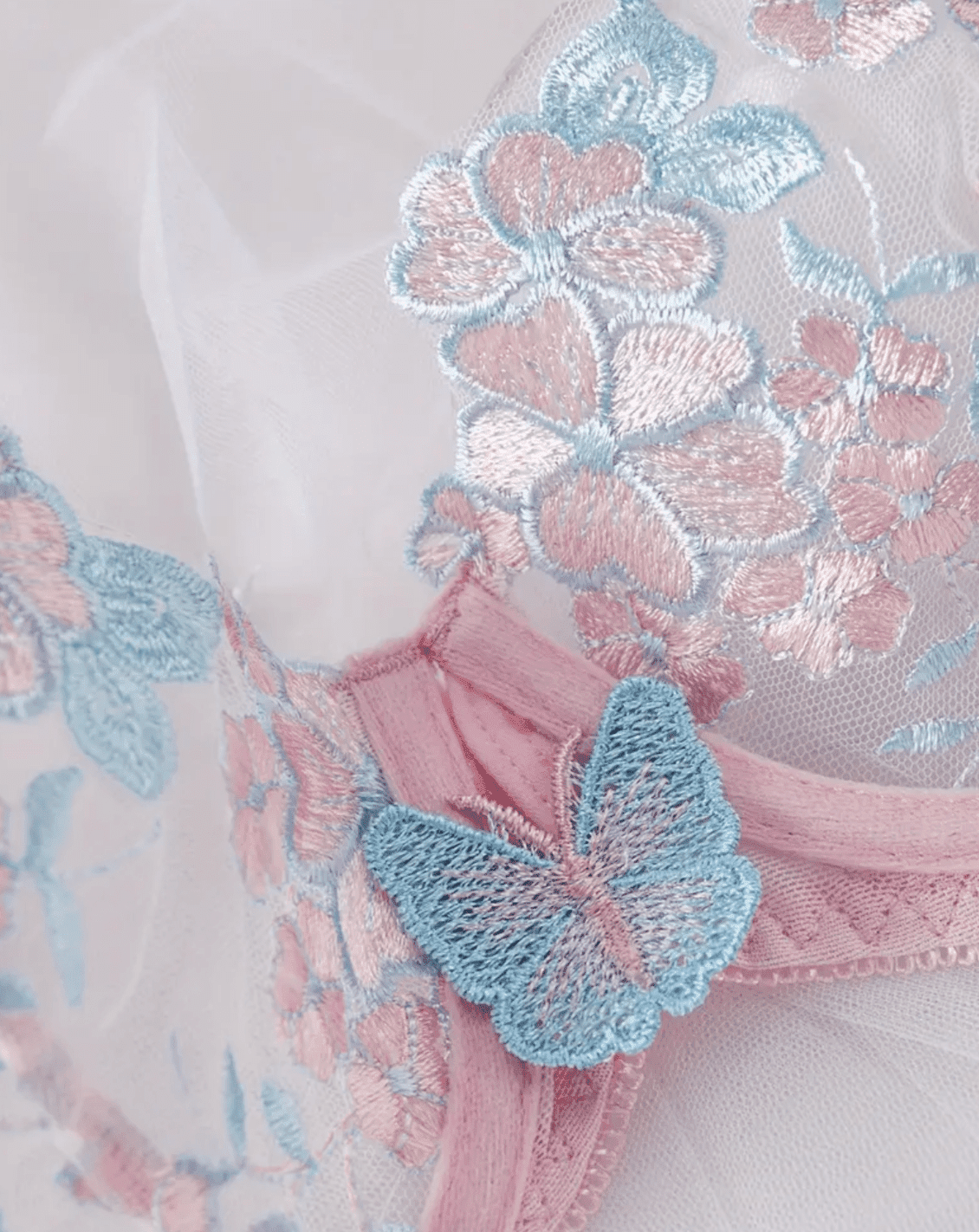 lingerie bra embroidered