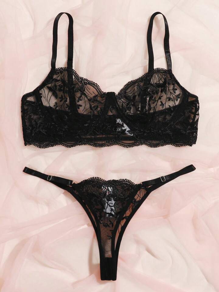 black lingerie