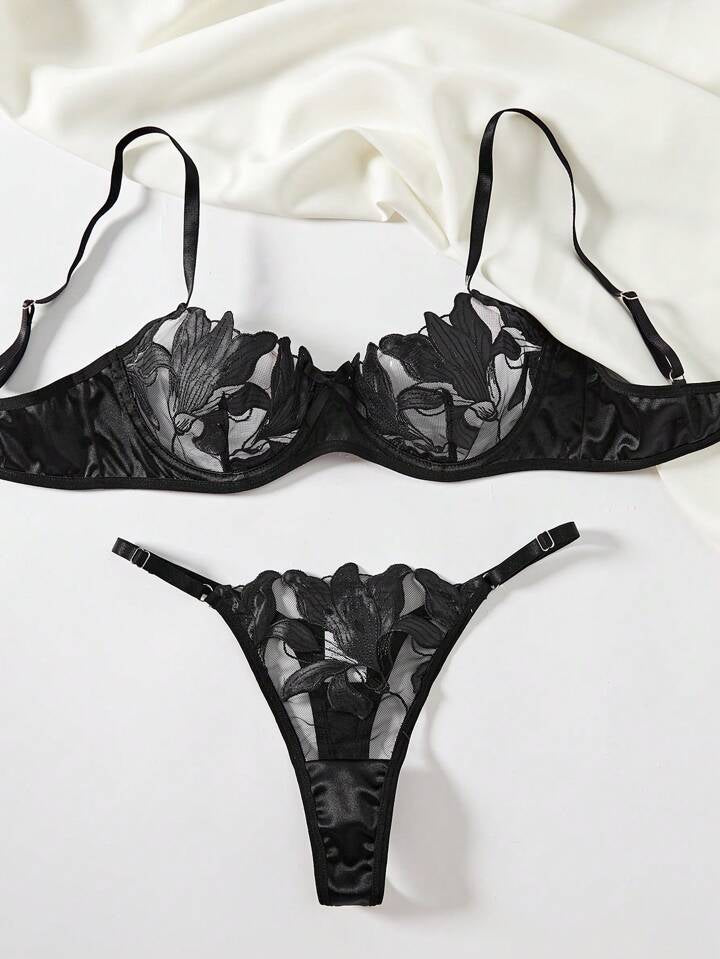 black lingerie set