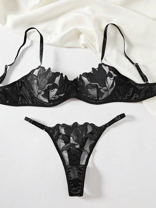 black lingerie set