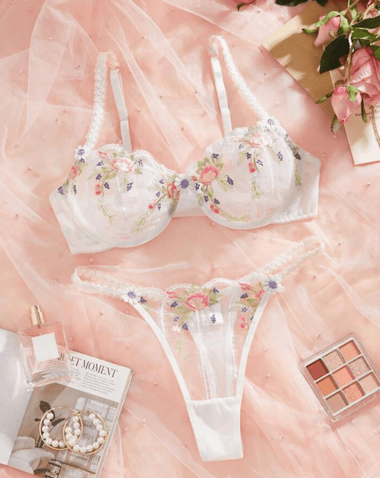 bridal lingerie white