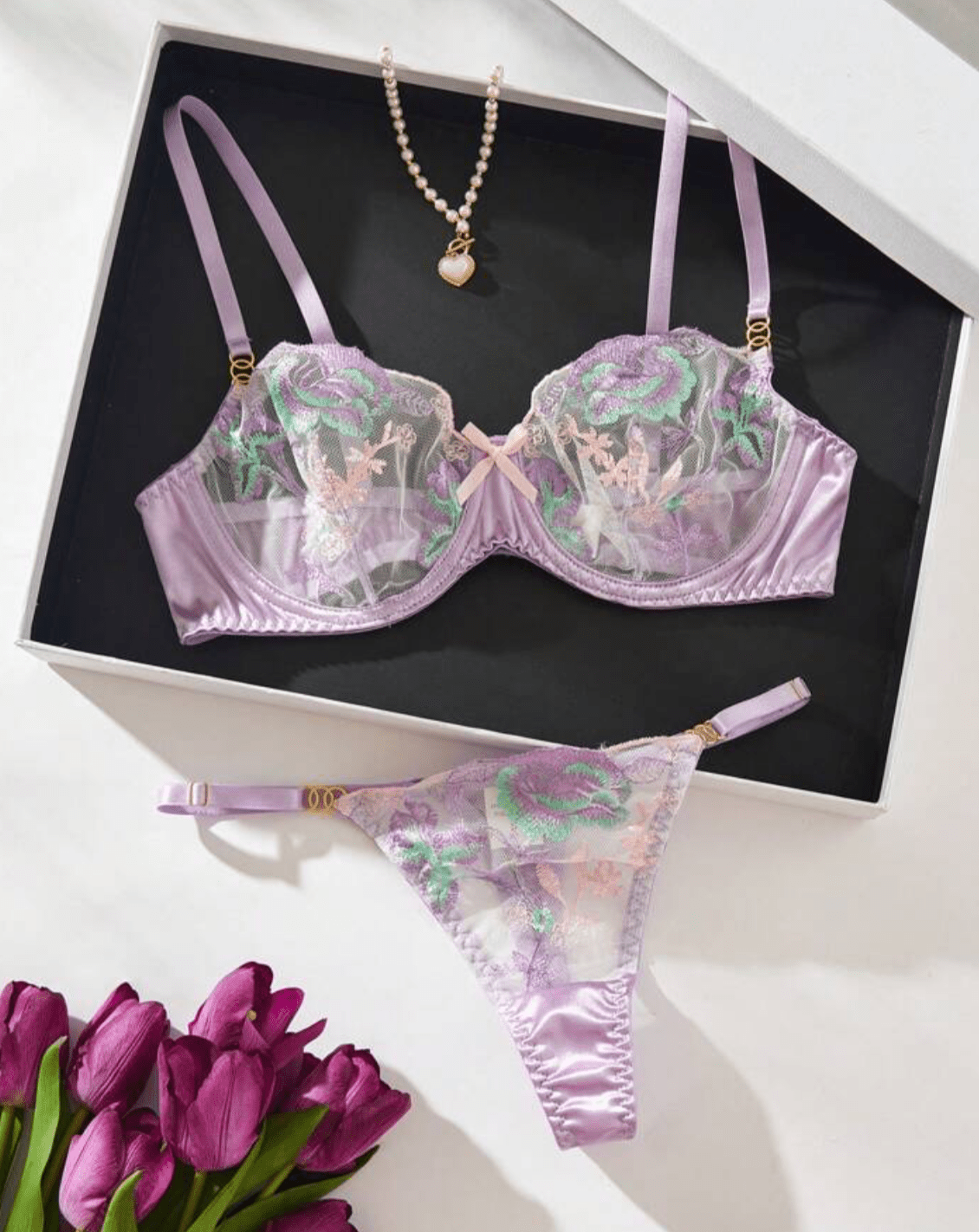 purple lingerie set sexy