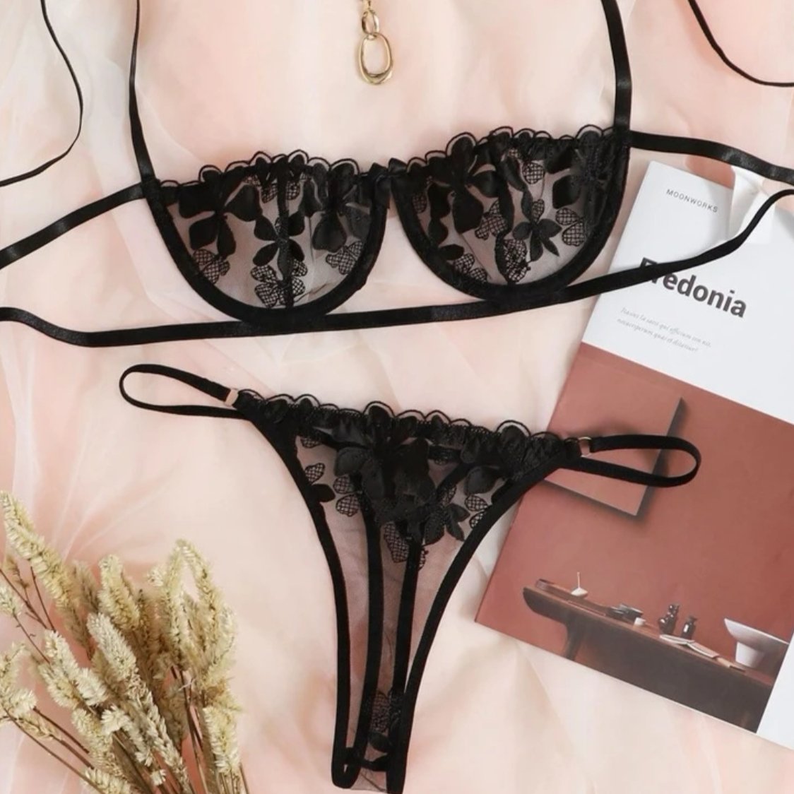 Black Lingerie Set – Self Care Shop