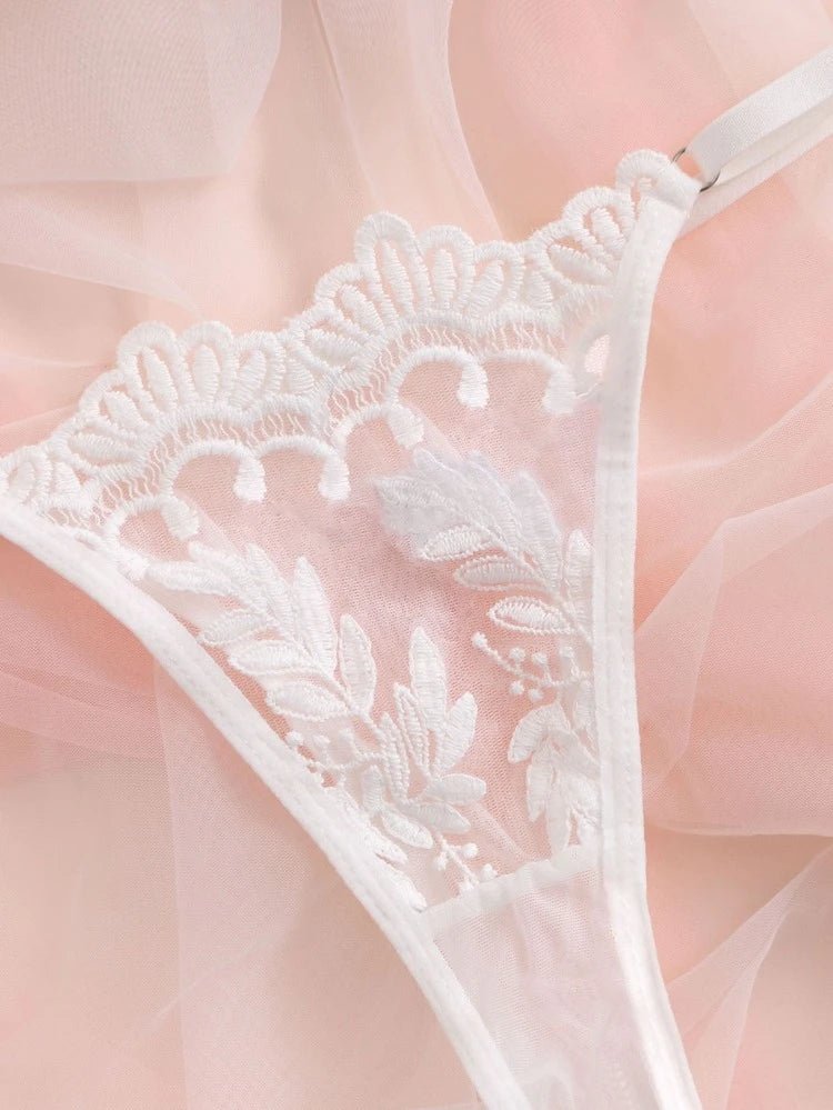 Bridal Lingerie Set Embroidered - Self Care Shop