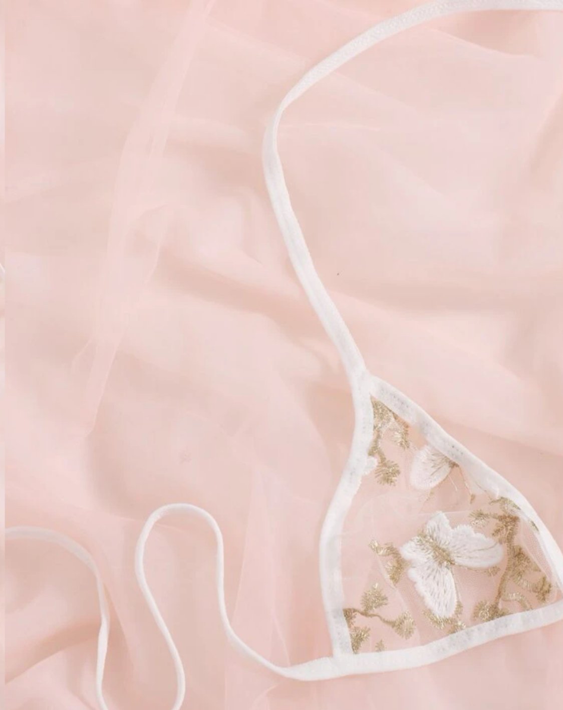 Bridal Lingerie Set Mesh Butterfly - Self Care Shop