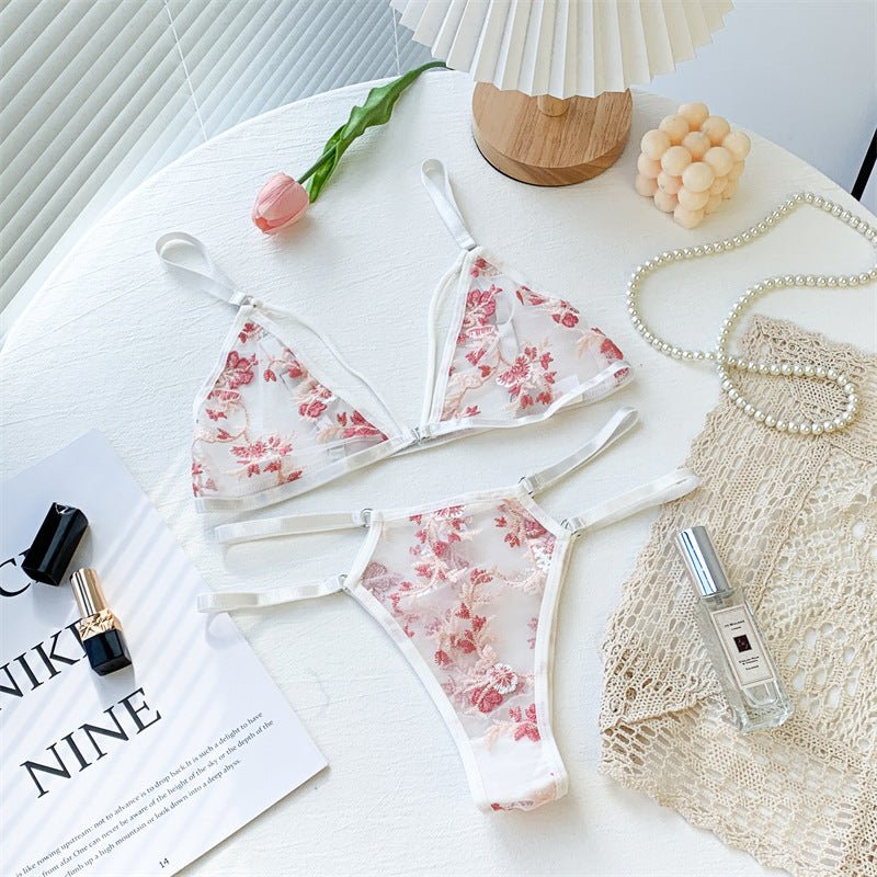 Bridal Lingerie Set White Pink - Self Care Shop