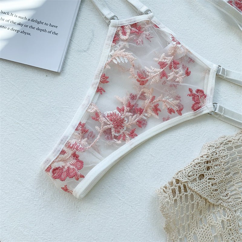 Bridal Lingerie Set White Pink - Self Care Shop