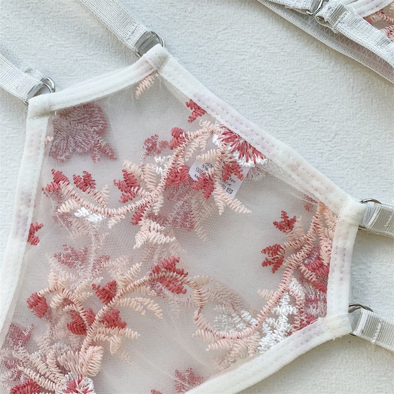Bridal Lingerie Set White Pink - Self Care Shop