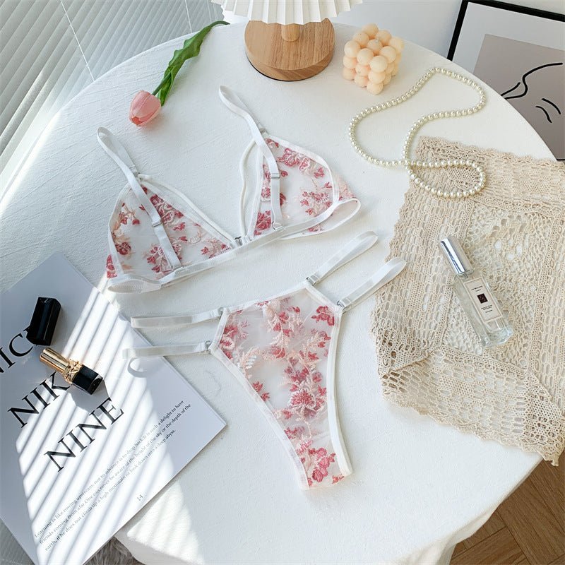 Bridal Lingerie Set White Pink - Self Care Shop
