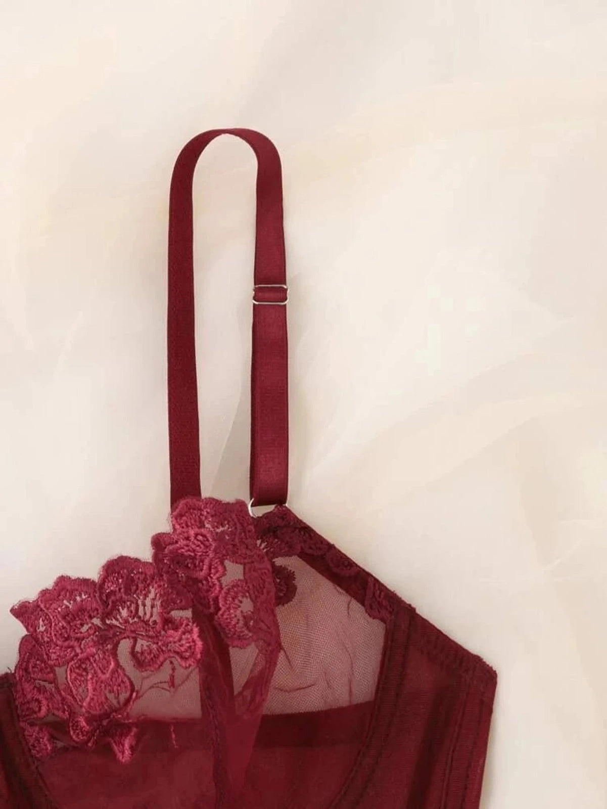 Burgundy Lingerie Set - Self Care Shop
