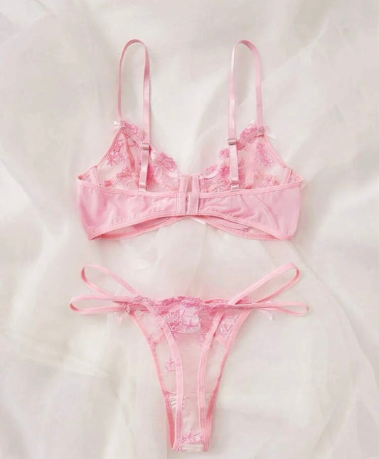 Lingerie Set Babydoll Pink - Self Care Shop