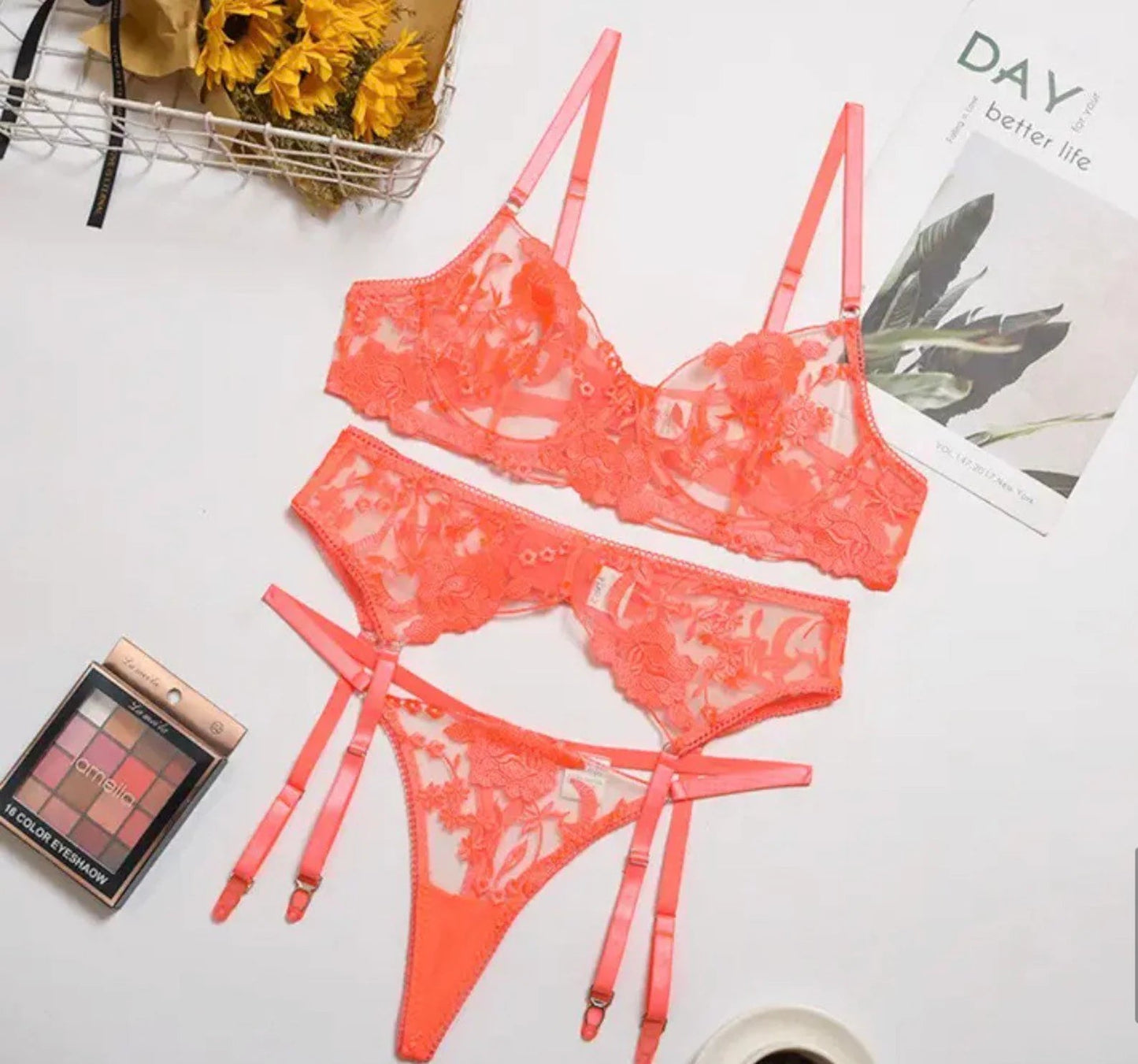 orange bra