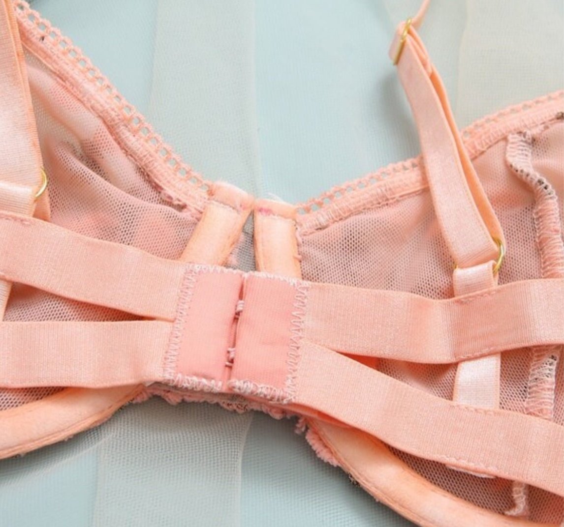 Lingerie Garter Set Embroidered - Self Care Shop