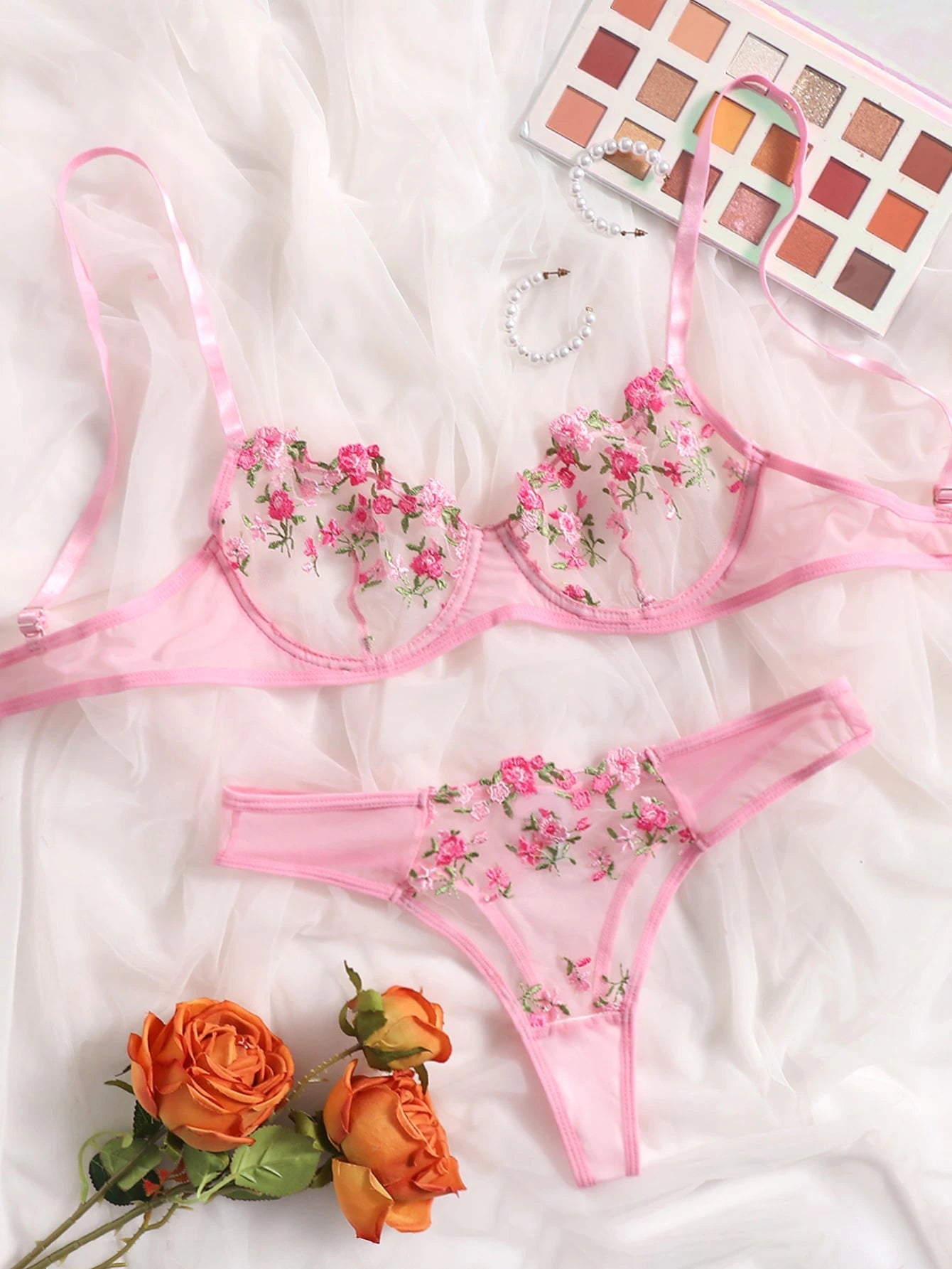 pink lingerie