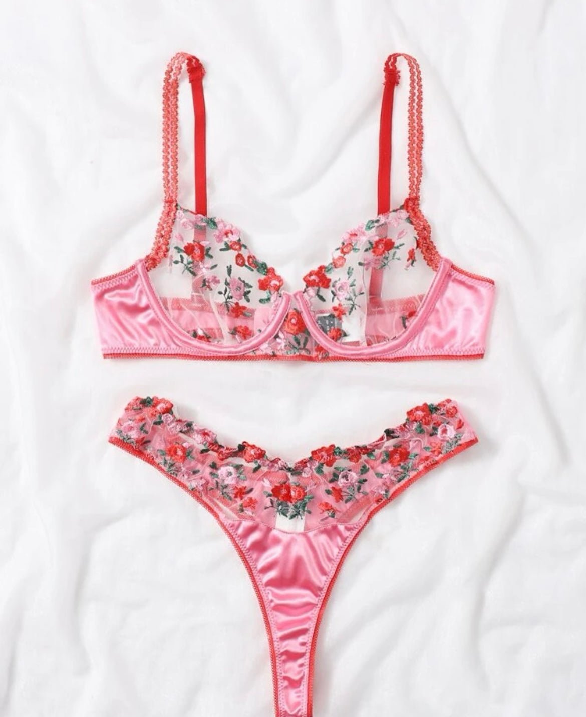pink lingerie