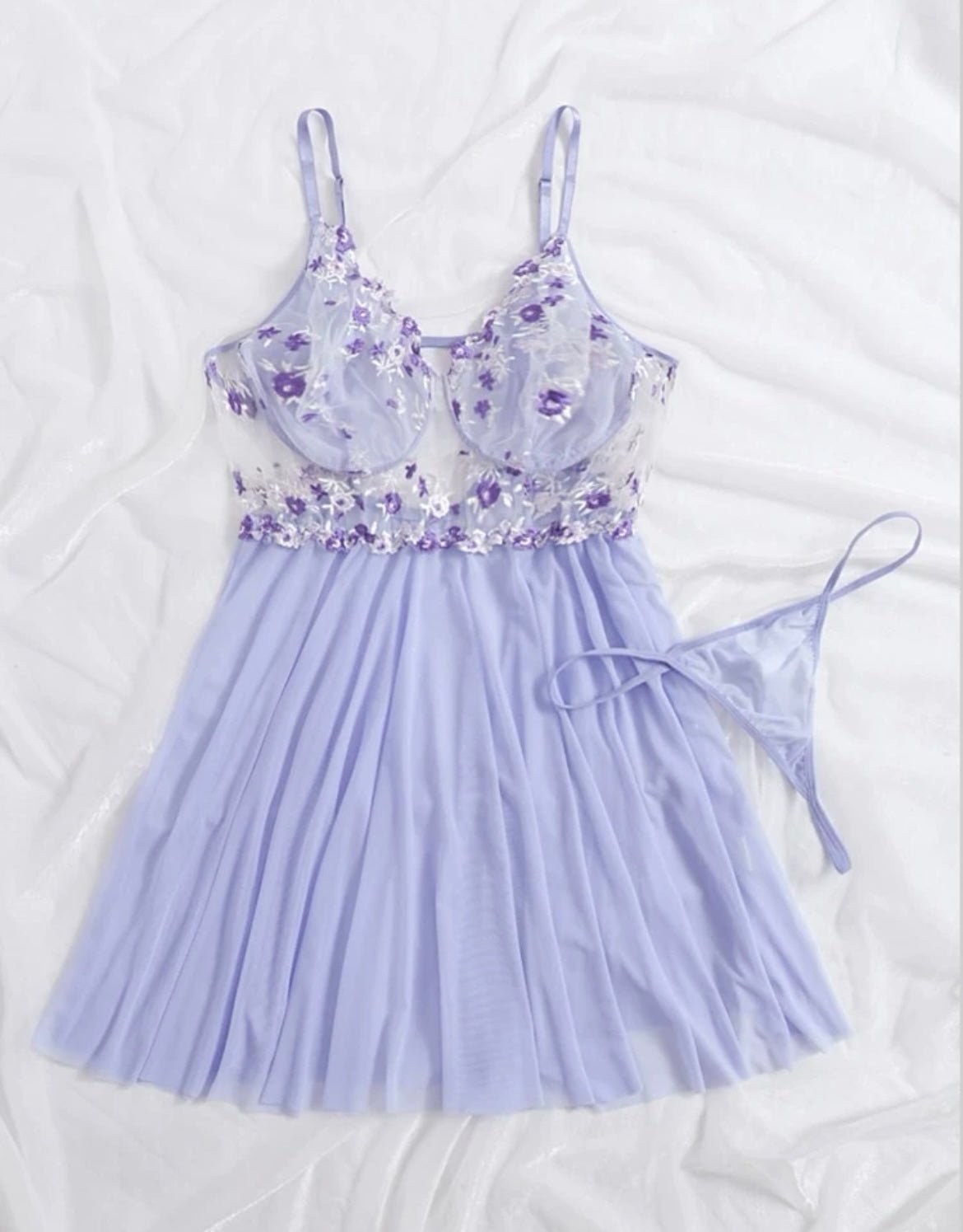 plus size purple lingerie