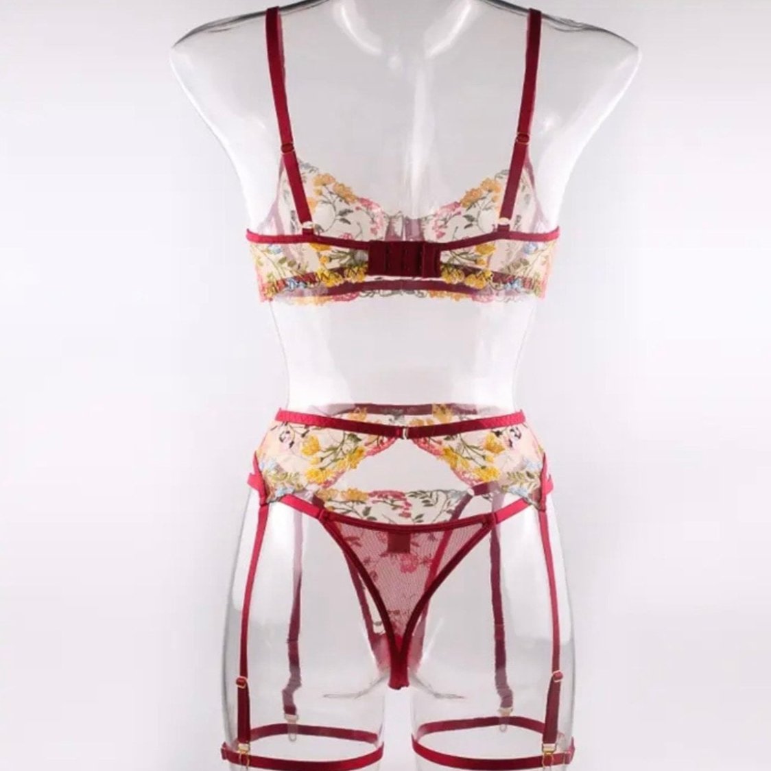 womens lingerie red
