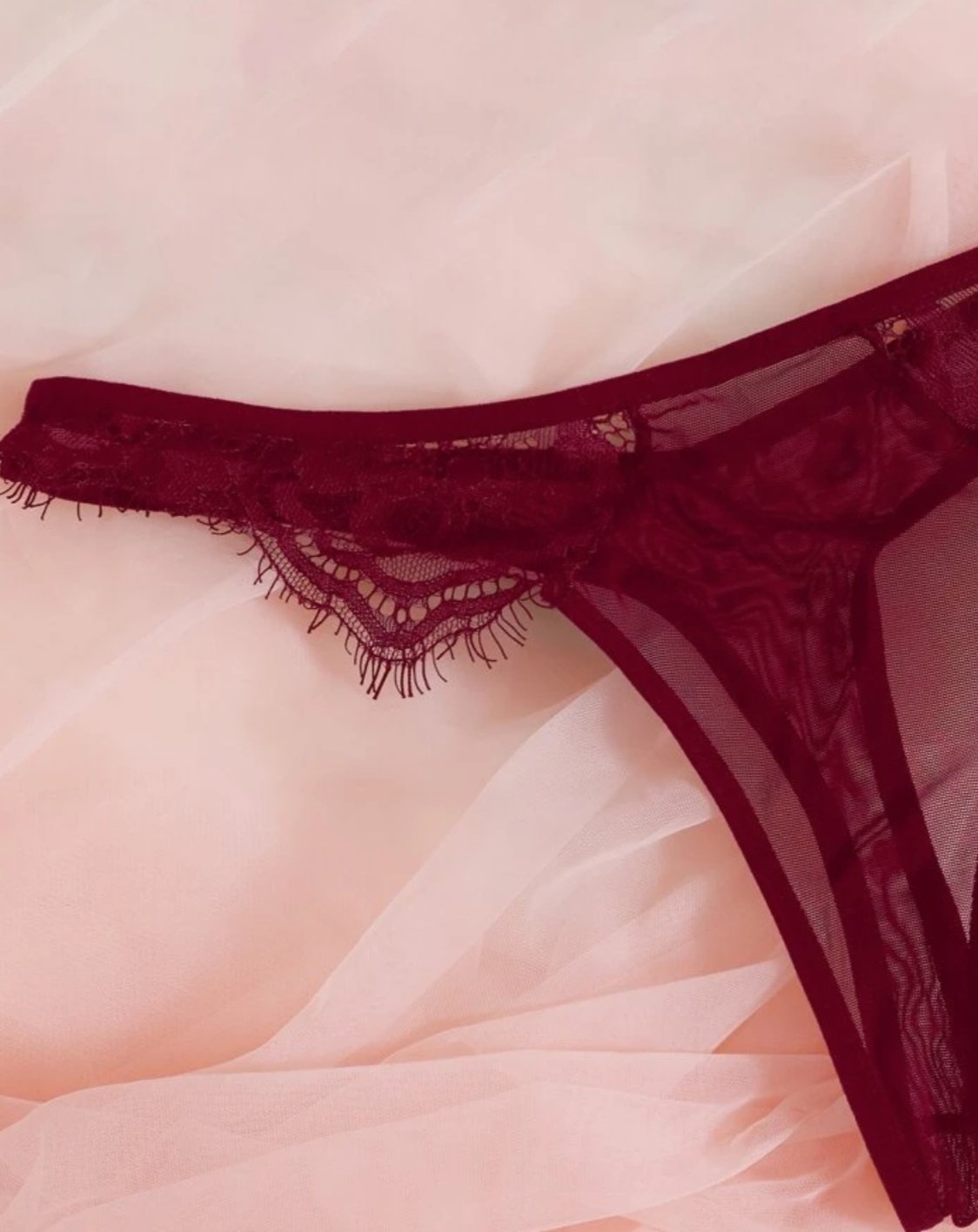 Red Lingerie Silk Set - Self Care Shop