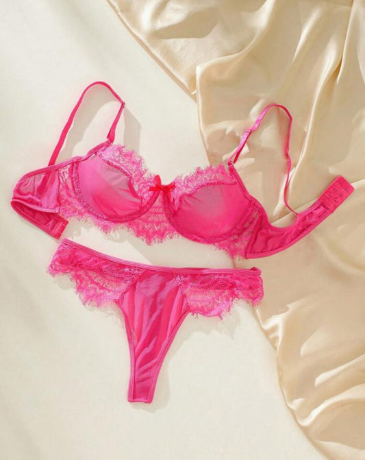sexy lingerie pink