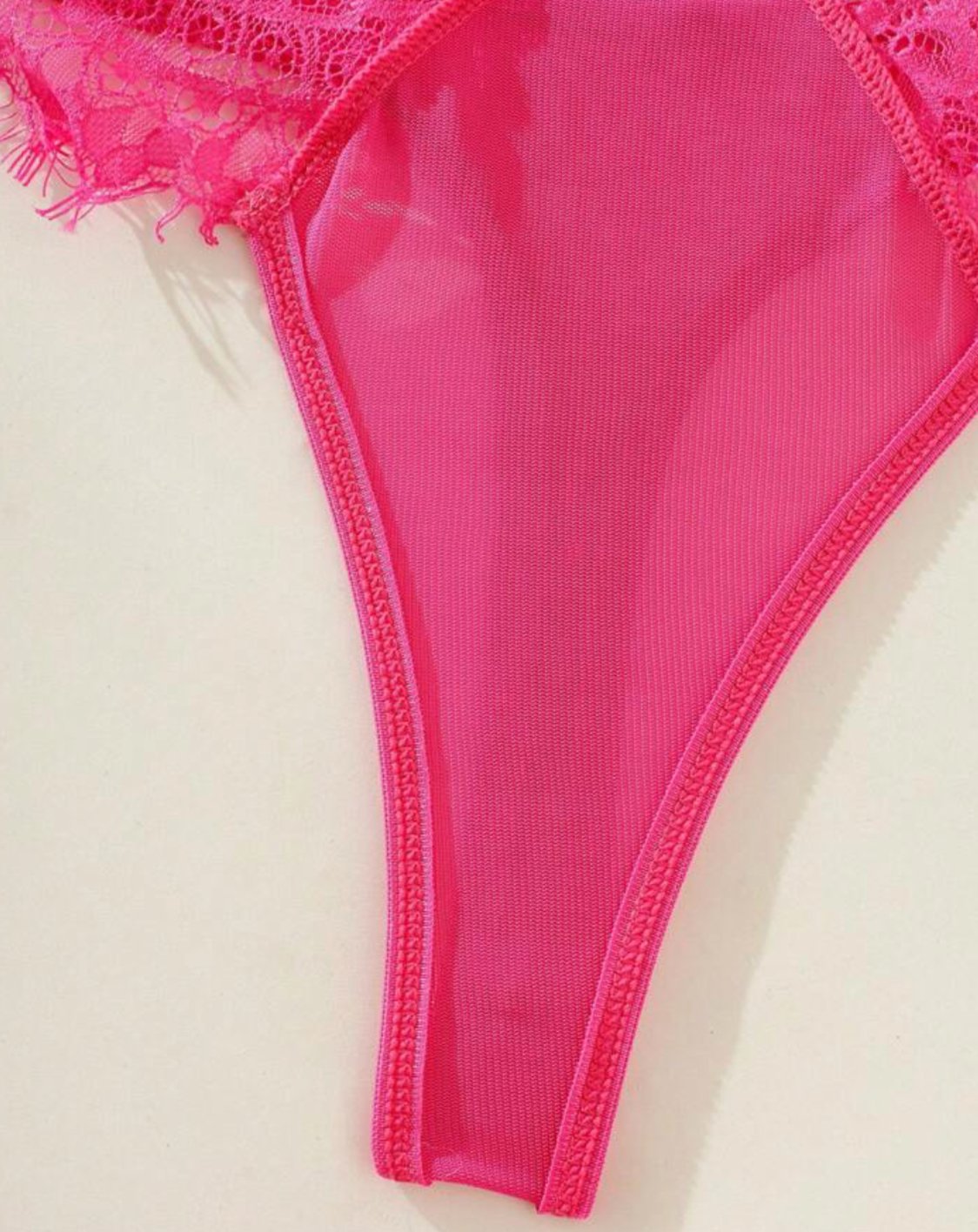 Sexy Lingerie Pink Silk Set - Self Care Shop