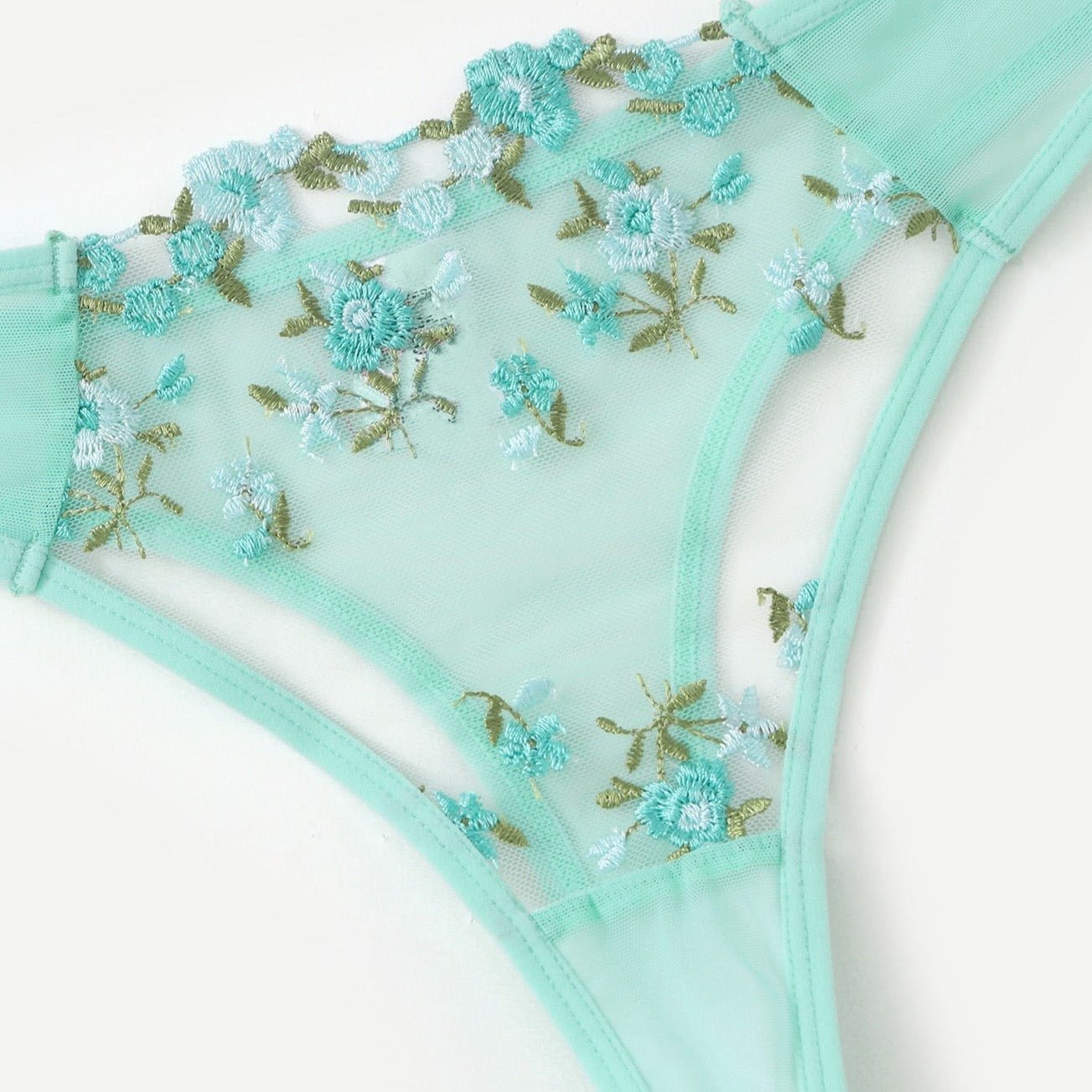 teal lingerie