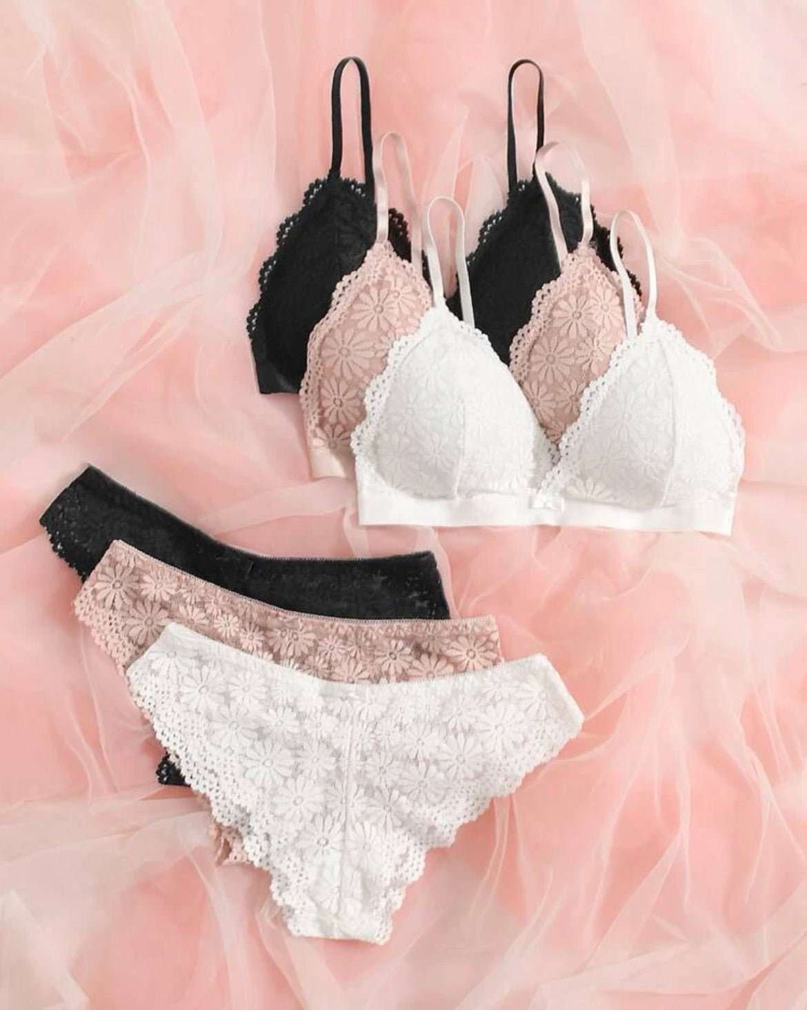 Women’s Loungewear Lingerie 3 pack - Self Care Shop