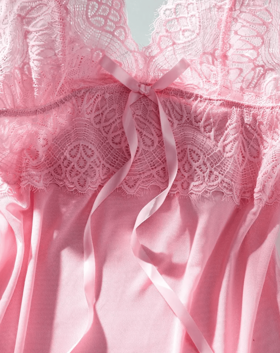 pink lace lingerie negligees
