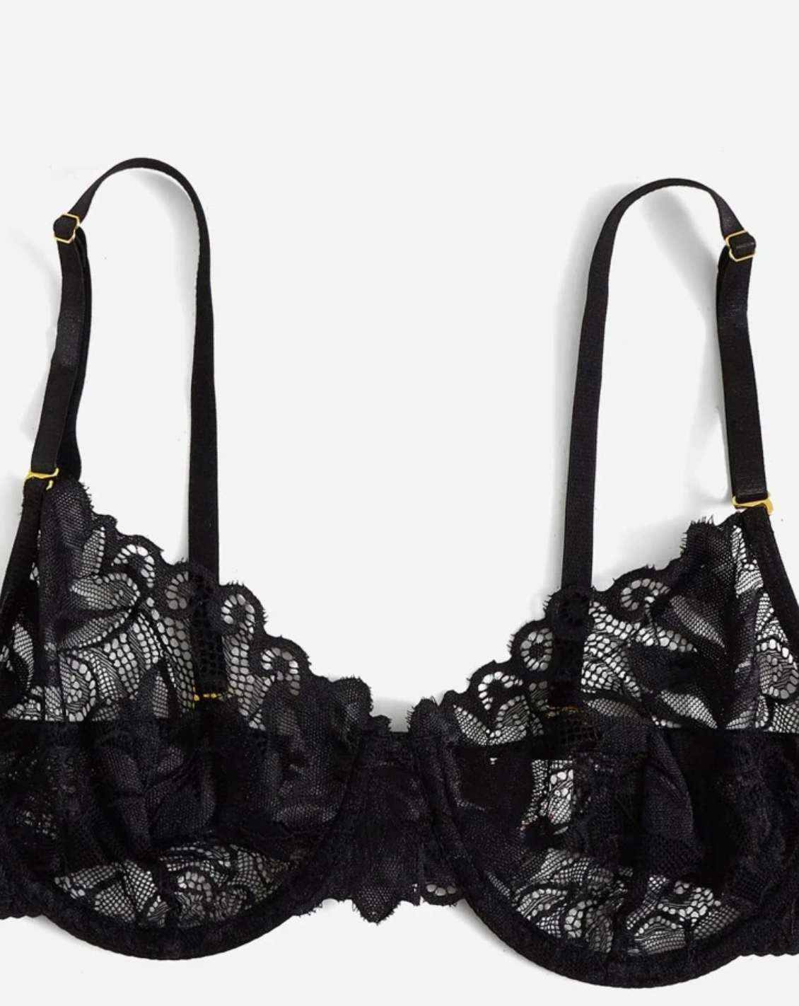 black lace lingerie set