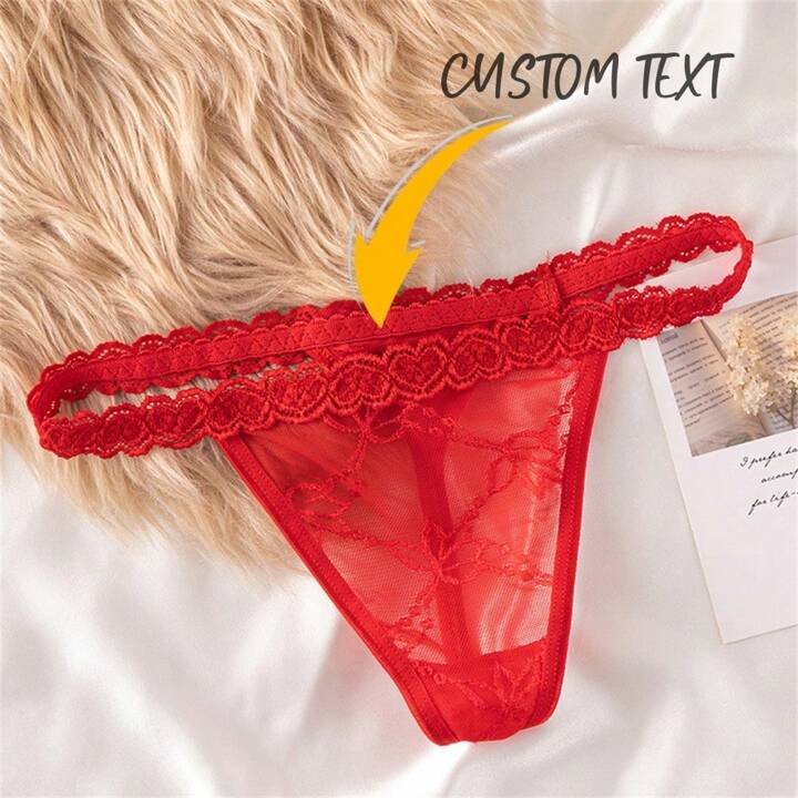 custom text on thong