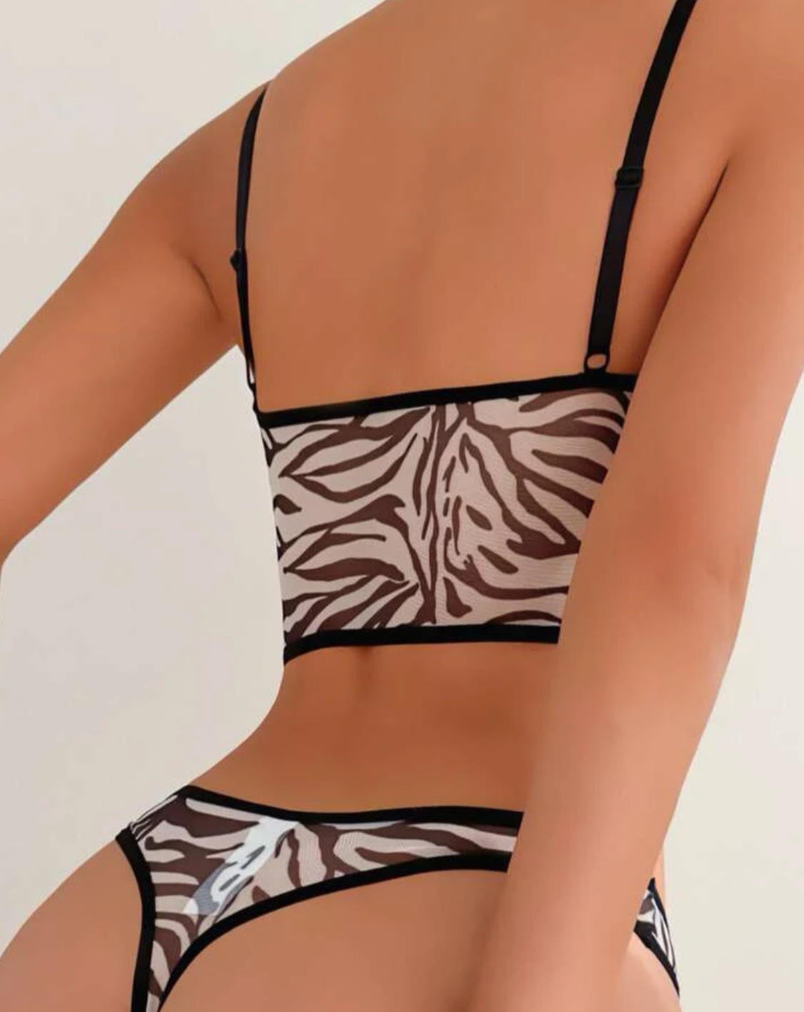 zebra print sexy underwear lingerie