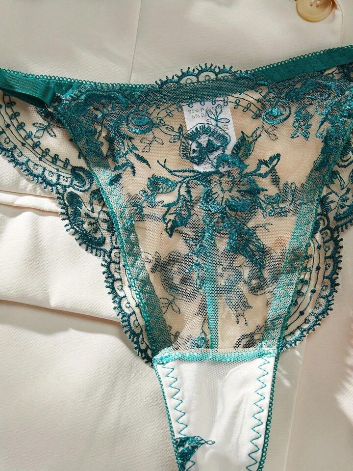 green sexy lace underwear 