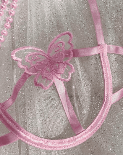 pink lingerie bra see through