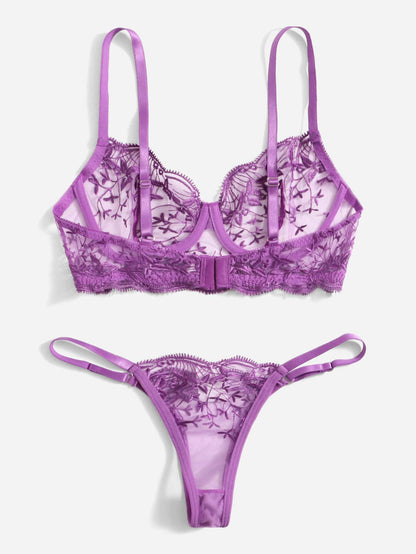 purple lingerie back