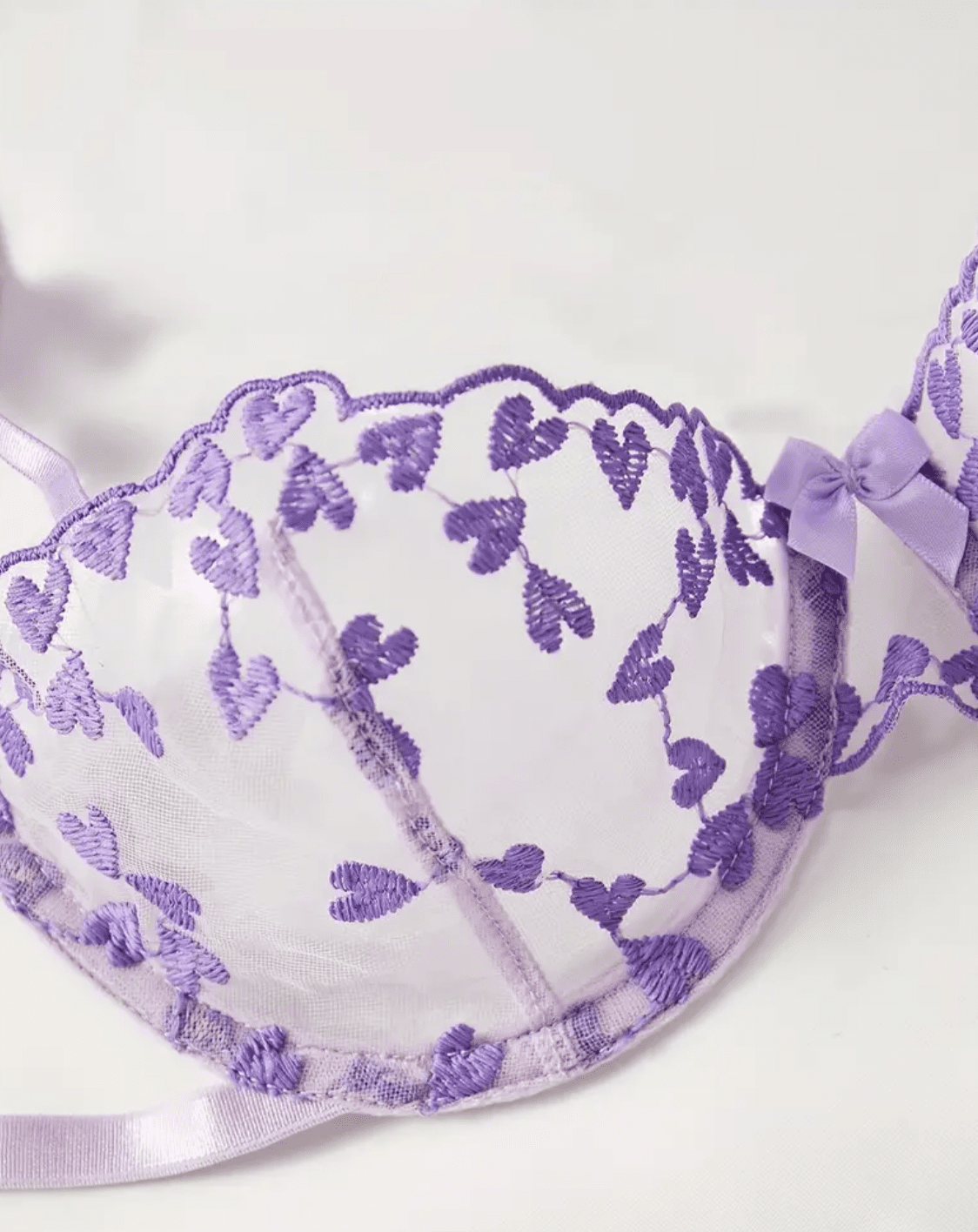 purple bralette