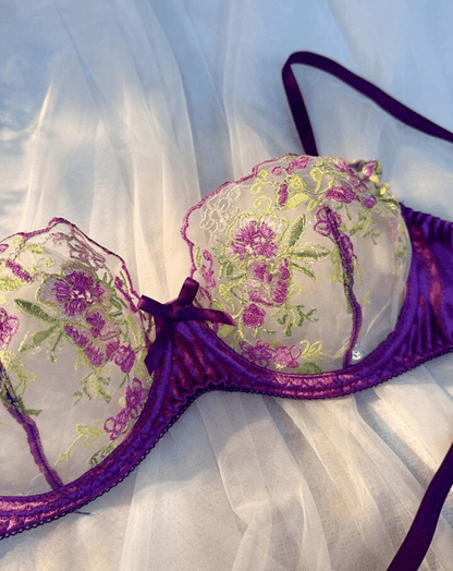 purple bralette negligees